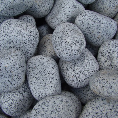 Gabionensteine / Gletscher Balls Granit Grau 50 - 100 mm