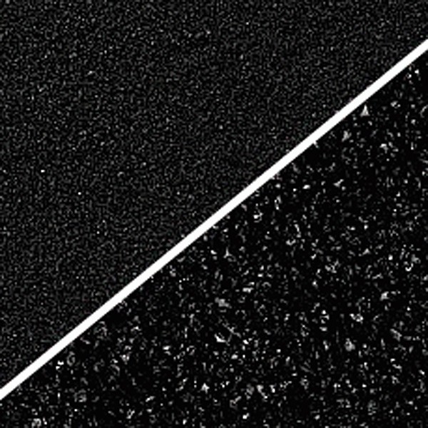 Buntquarz - schwarz